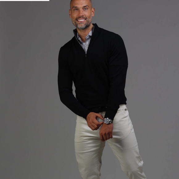 Men's Quarter Zip Performance Fleece Pullover - Picture 2 of 4